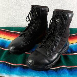 Original Swat Boots Mens 9 Black Wide Leather Classic 9" Tactical Combat